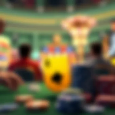 Visual representation of responsible gaming practices within mobile lottery applications