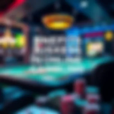 Graphical depiction of benefits and risks in online gambling