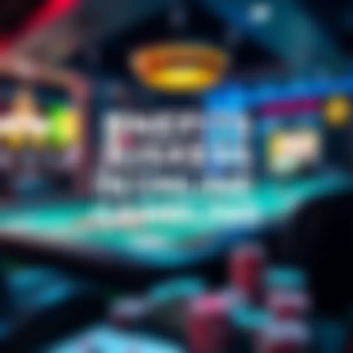 Graphical depiction of benefits and risks in online gambling