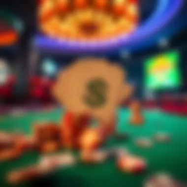 Conceptual representation of free money in gambling