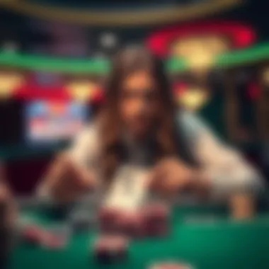 Illustration of responsible gambling practices in online gaming