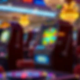 A vintage Wheel of Fortune slot machine showcasing its classic design.