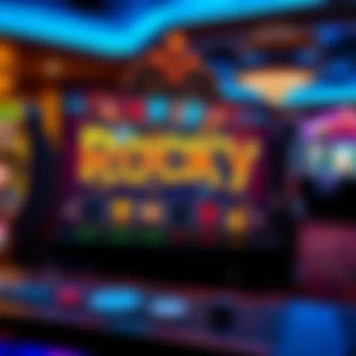 Rocky Slot gaming interface