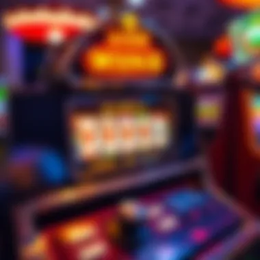 Engaging slot machine interface displaying winnings