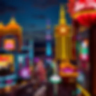 Stunning view of Las Vegas Strip illuminated at night