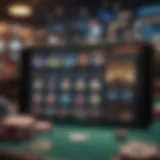 Overview of WSOP app interface