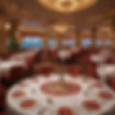 Exquisite dining setting within Wynn Resort Boston Harbor featuring gourmet cuisine