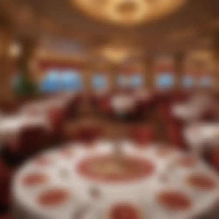 Exquisite dining setting within Wynn Resort Boston Harbor featuring gourmet cuisine