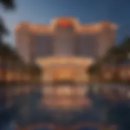 Stunning exterior view of Wynn Resort Boston Harbor showcasing architectural elegance