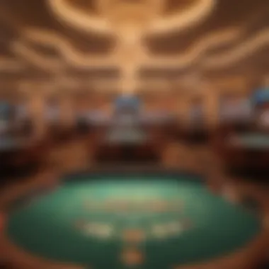 Luxurious gaming floor at Wynn Resort Boston Harbor with vibrant atmosphere