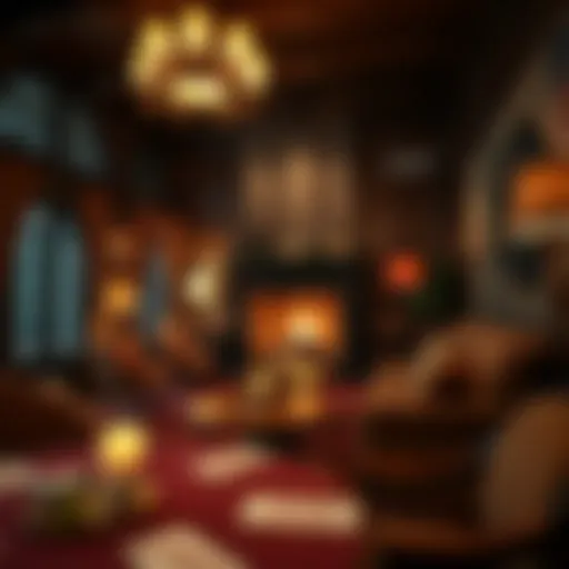 Cozy interior of Foxwoods Two Trees Inn