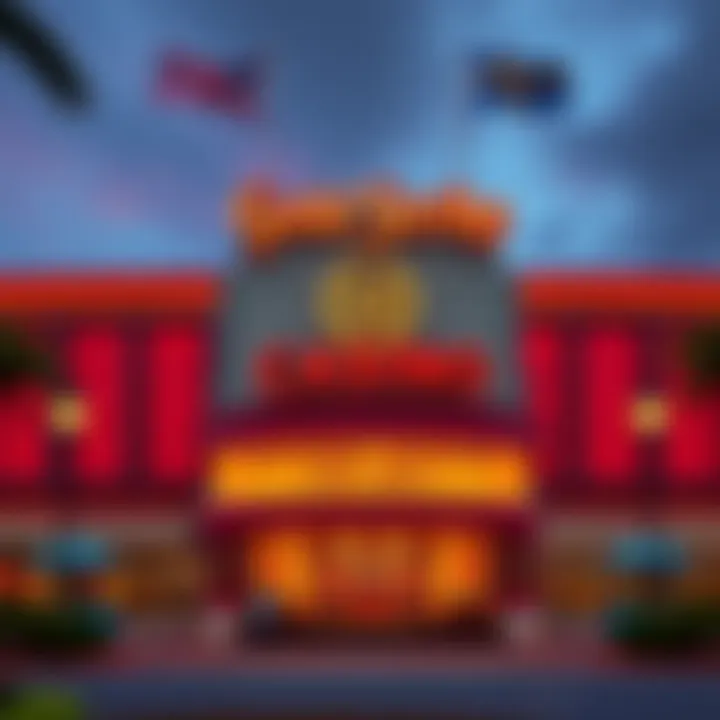 Gold Strike Casino Exterior Exterior view of Gold Strike Casino showcasing its vibrant facade