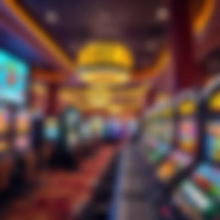 Gaming Floor at Gold Strike Casino Inside view of the gaming floor filled with slot machines