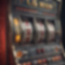 Vibrant casino slot machine interface