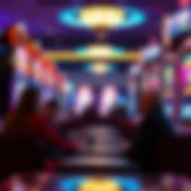 Engaged players enjoying slot games