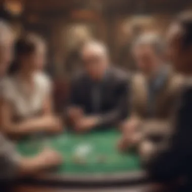 Group of individuals engaged in a sports betting discussion