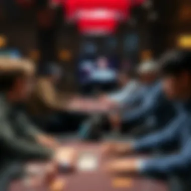 An engaging online poker session with multiple players