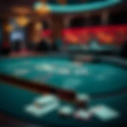 Strategic layout of a blackjack table