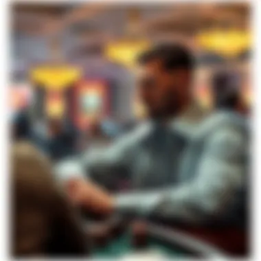 Strategy in Action: The Mind of a Poker Player Strategic poker player contemplating moves