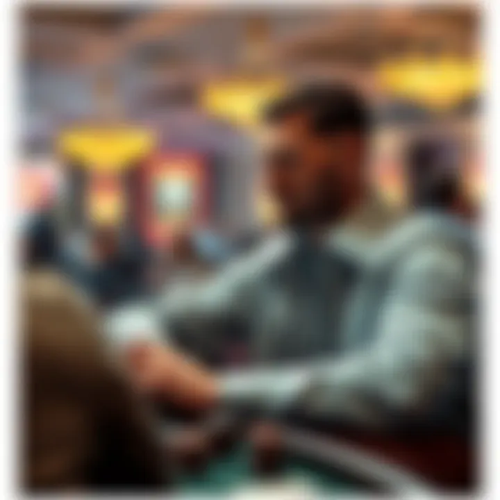 Strategy in Action: The Mind of a Poker Player Strategic poker player contemplating moves