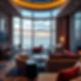 Luxurious ocean resort casino suite with ocean view