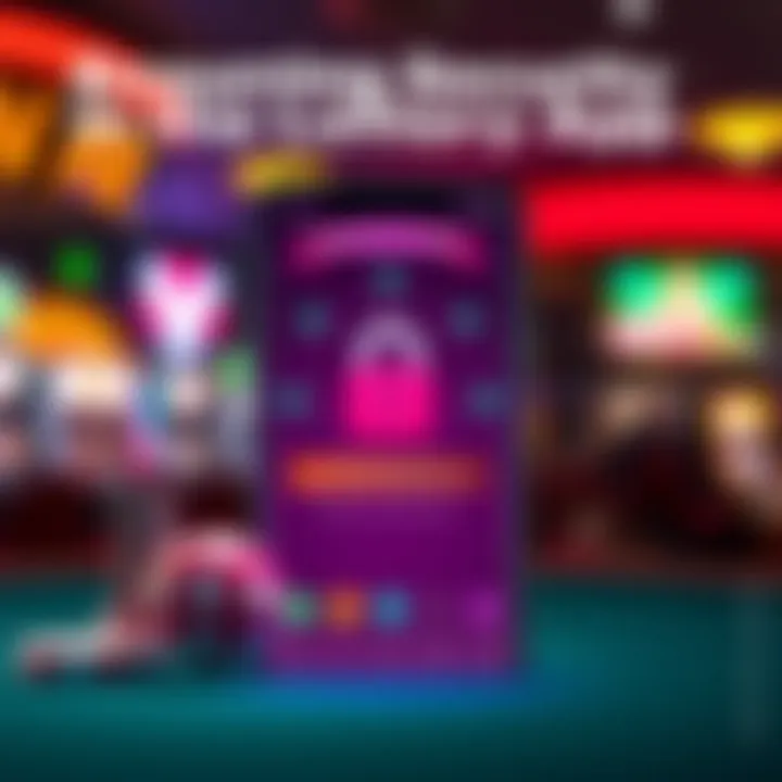 Ensuring Security in the Lottery App Graphic showcasing digital security measures in the app