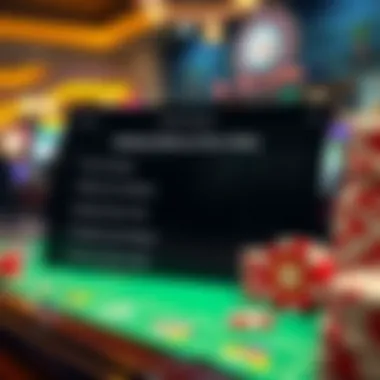 Visual representation of various banking options available