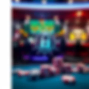 Security Features in Online Gambling A secure online gambling environment highlighted with encryption symbols