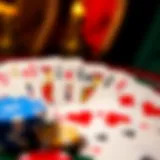 An array of casino club cards showcasing different designs and colors