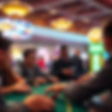 Community event held at the casino promoting local engagement