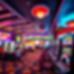 A vibrant view of Parx Casino's gaming floor