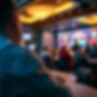 A conceptual graphic illustrating community engagement in PBP casino environments.