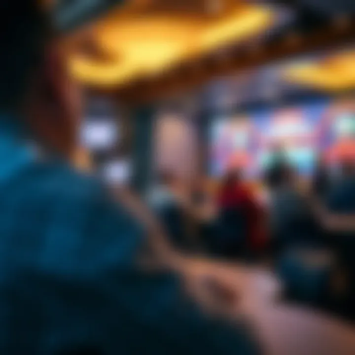 A conceptual graphic illustrating community engagement in PBP casino environments.