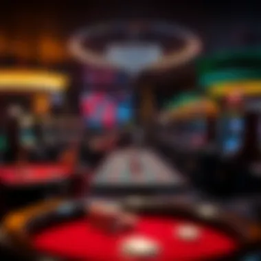 A visual showcasing the diverse game selection available in PBP casinos.