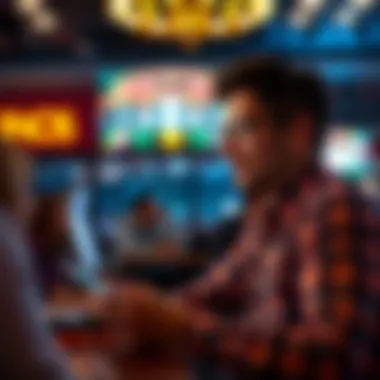 Immersive Gaming on the Go Player enjoying mobile casino gaming