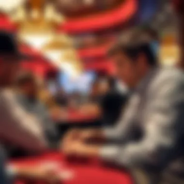 Players Engaged in High-Stakes Poker Game