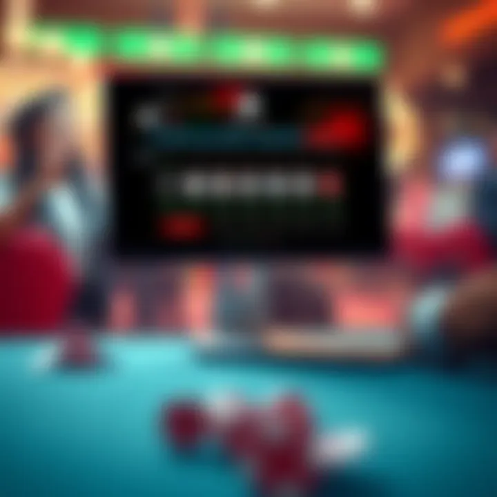 A computer screen displaying an online lottery platform