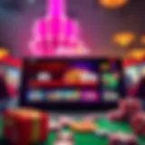 An overview of PlayOjo Canada's homepage showcasing its vibrant interface