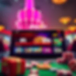 An overview of PlayOjo Canada's homepage showcasing its vibrant interface