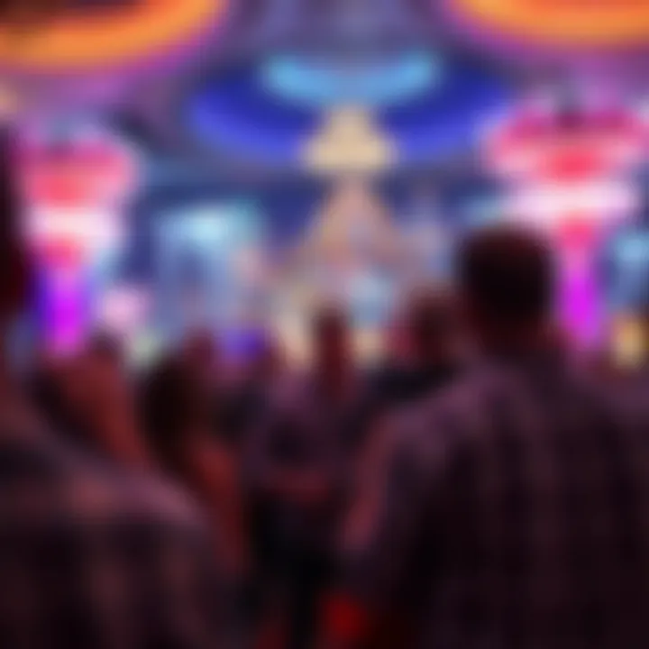 Visitors enjoying an event at the Pyramid, capturing the vibrant atmosphere