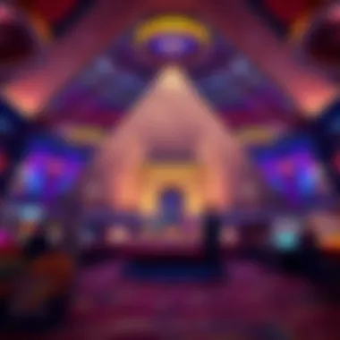 Interior Design of the Pyramid Interior design of the Pyramid highlighting its unique architectural features