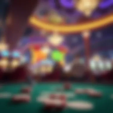 A serene environment illustrating responsible gaming strategies