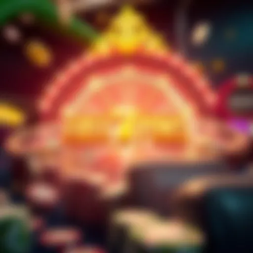 The Thrill of Free Spins Wins An illustration depicting the excitement of winning with free spins