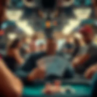 Montage of Poker Vlog Highlights A captivating visual montage of poker highlights from various vloggers