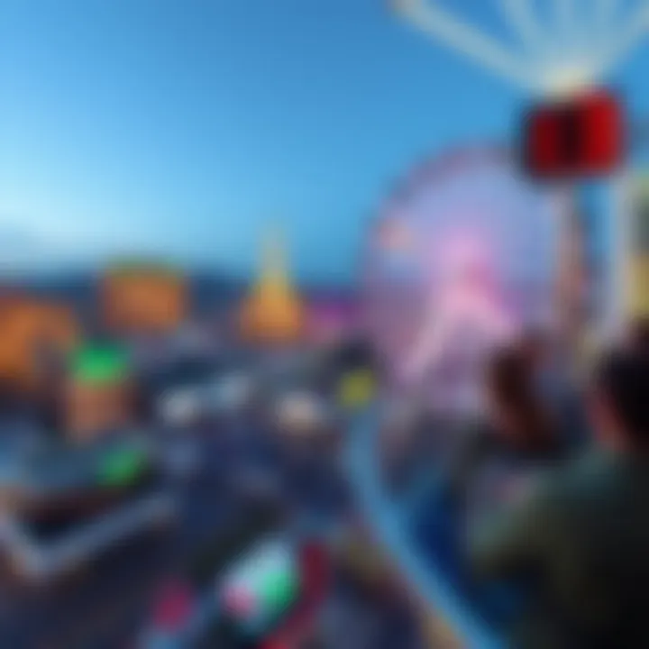 Visitors enjoying the panoramic views from the LINQ Big Wheel