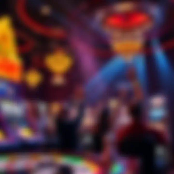 Celebration of a monumental jackpot win