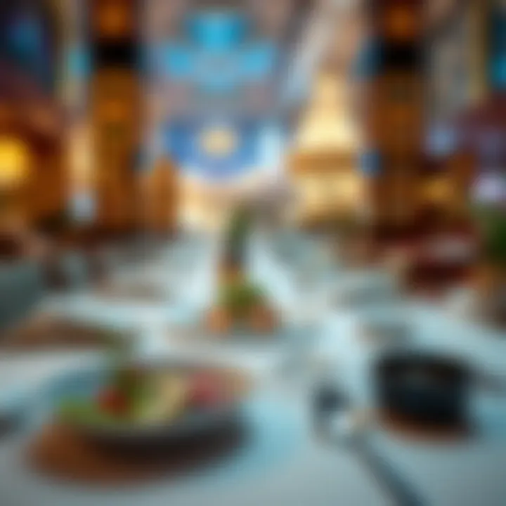 Gourmet Dining Experience at The Nugget Gourmet dining setting at The Nugget Hotel featuring exquisite culinary presentation