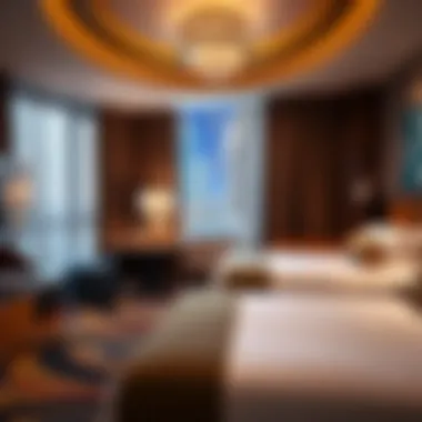 Luxurious Guest Room Experience Luxurious guest room inside The Nugget Hotel highlighting comfort and style