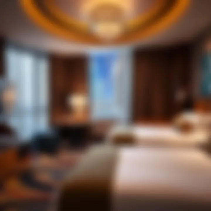 Luxurious Guest Room Experience Luxurious guest room inside The Nugget Hotel highlighting comfort and style