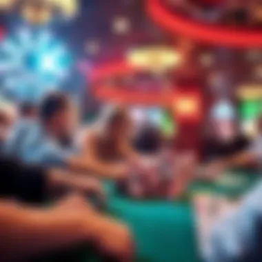 An illustration depicting the evolution of poker regulations in Kentucky